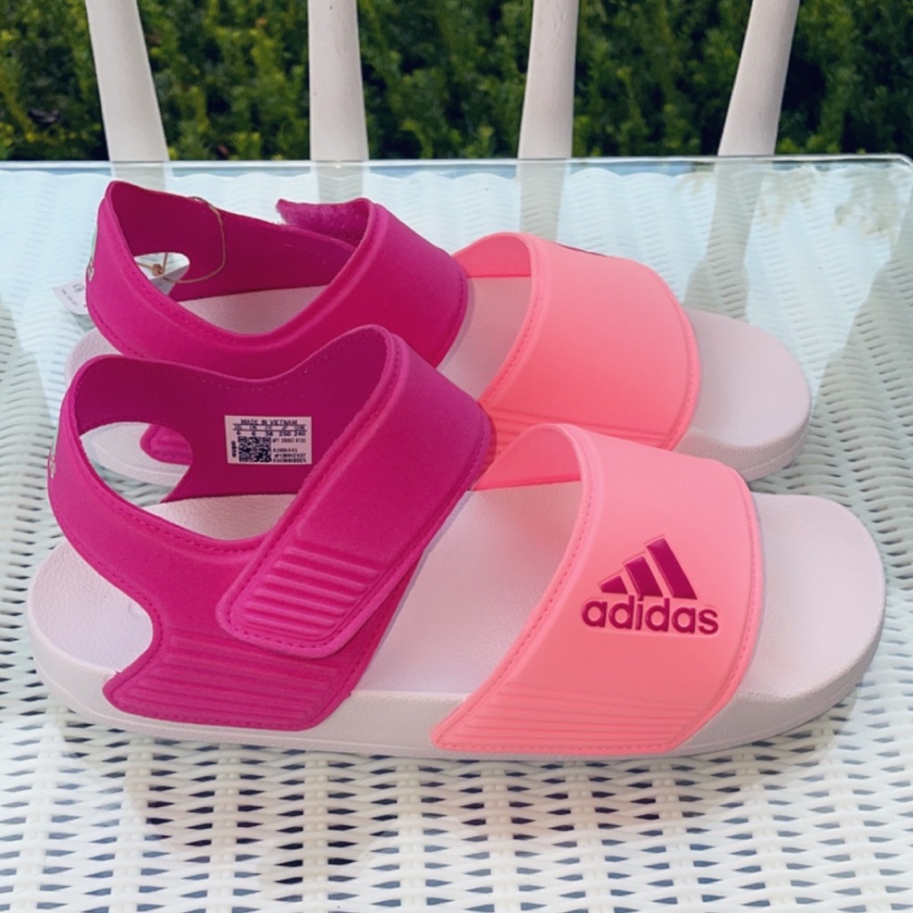 New Big Kids Adidas Sandals